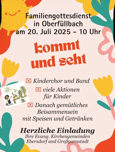 Familiengottesdienst in Oberfüllbach